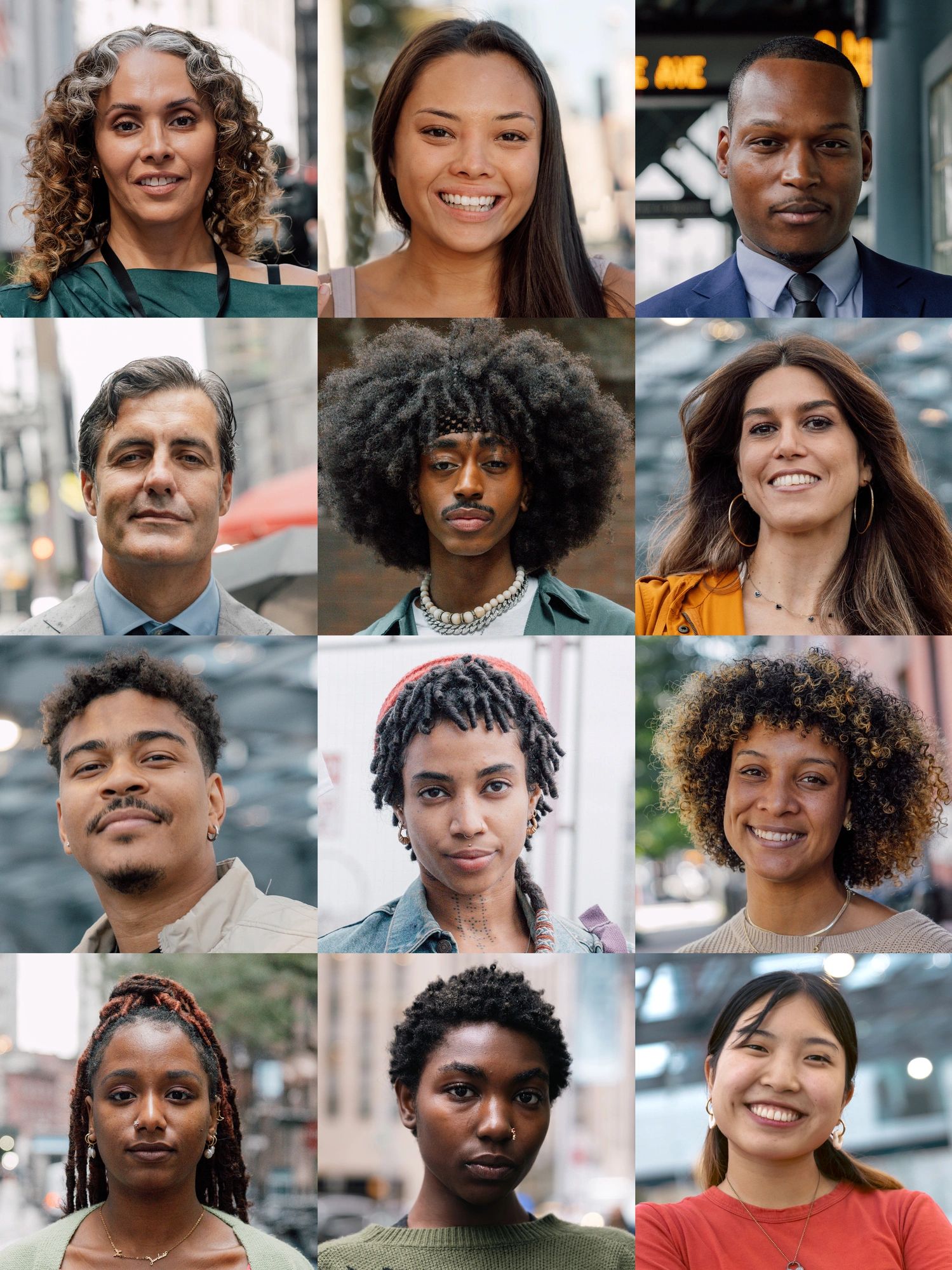 diverse people digital advocacy portrait
